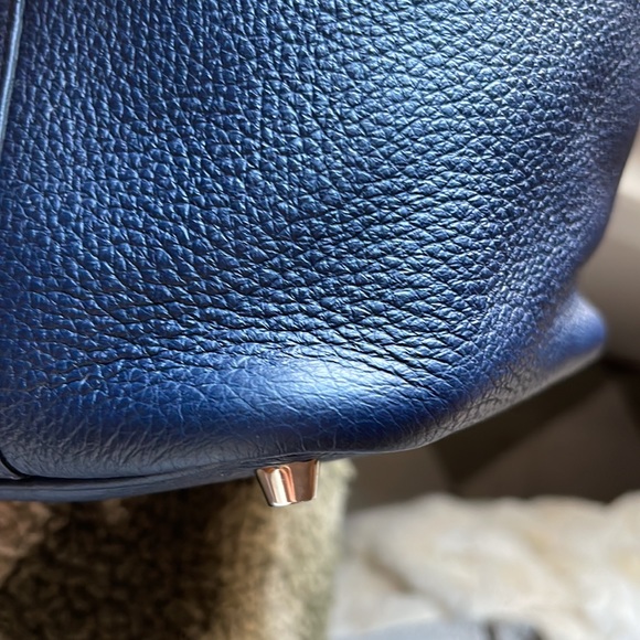 Hermes Picotin 18 PM Bleu Obscur Blue Tote - Picture 11 of 11